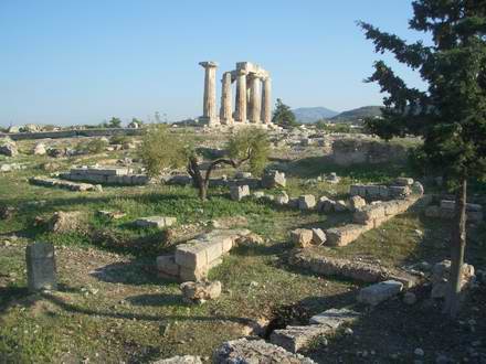 Die Reste vom alten Korinth 
