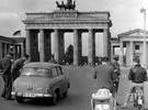 Brandenburger Tor in Berlin vor dem Mauerbau