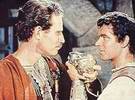 Judah Ben Hur (links, Charlton Heston) und Messala (Stephen Boyd)