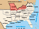 1861: Austritt von 9 Bundesstaaten führt zum Bürgerkrieg