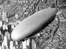 Katastrophe von Luftschiff "Hindenburg" 1937 in New York