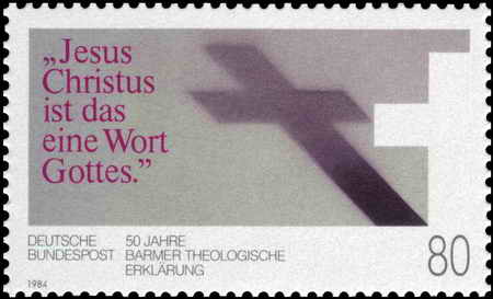 Briefmarke zum 50. Jahrestag Barmer Theologische Erklärung, 1984