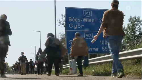 Flüchtlinge im September 2015 auf der Balkanroute