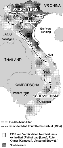 Vietnamkrieg - Karte