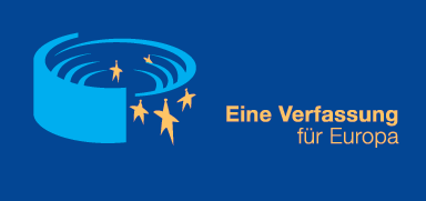 EU-Verfassung; Logo: "Eine Verfassung für Europa" - Kritik