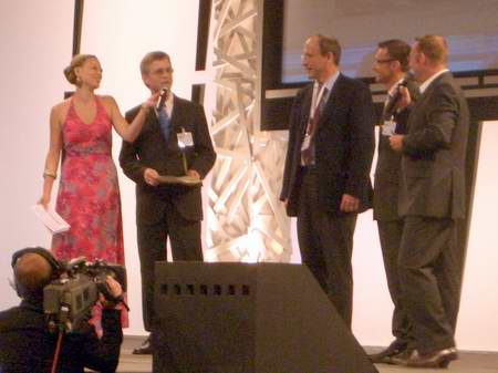 7. Juli 2009: Preisverleihung an Uwe Schütz im Rahmen der Lokalrundfunktage der Bayerischen Landeszentrale für Neue Medien