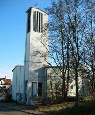 Die Paul-Gerhardt-Kirche in Ulm, die an einem Bauträger verkauft wurde