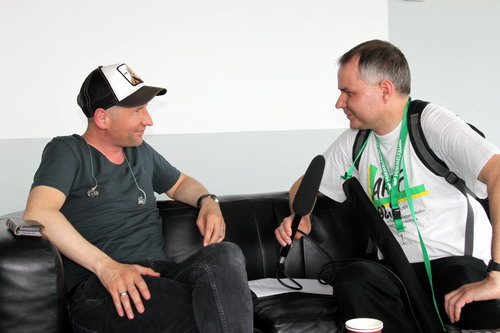 Martin Smith (links) im AREF-Interview mit Heiko Müller Foto: AREF
