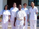Vier Krankenschwestern schauen über den deutschen Tellerrand: Krankenhausbetrieb in Chicuque, Mosambik.