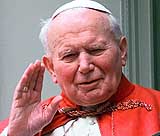 Papst Johannes-Paul II. an seinem 80. Geburtstag