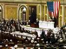 02.04.1917: US-Präsident Woodrow Wilson beschwört die Demokratie