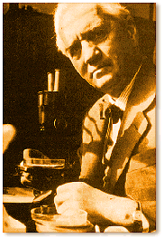 Bakteriologe Alexander Fleming bei der Arbeit
