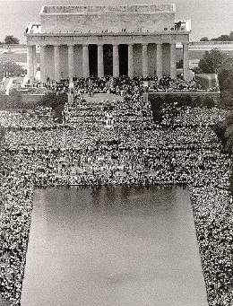 Kundgebung vor dem Lincoln-Memorial, 28.08.1963