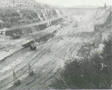 Panama-Kanalbau 1913