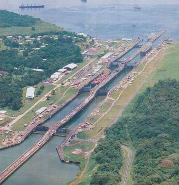 Schleuse des Panama-Kanals