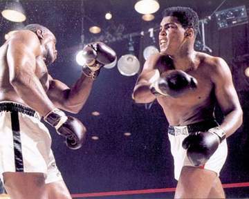Cassius Clay wird 1962 gegen Sonny Liston Boxweltmeister im Schwergewicht