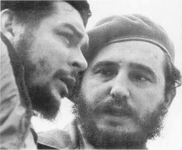Fidel Castro mit Che Guevara