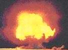 1. Atombomben-Explosion auf dem Versuchsgelände in der Wüste von Los Alamos im US-Bundesstaat Newada