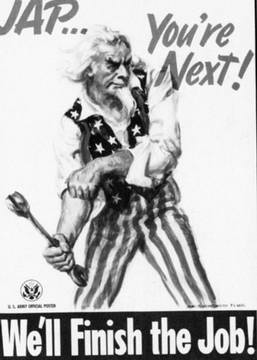 US-Kiregspropaganda-Poster 1944:  Jap ... You are next. We'll finish our job