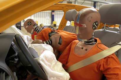 Crashtest mit Dummy