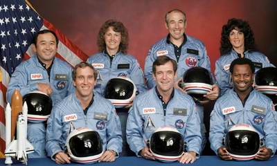 Crew der US-Raumfähre Challenger