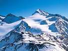 Der Gletscher in den Ãtztaler Alpen, wo Helmut Simon den "Ãtzi" fand, im AREF-Kalenderblatt