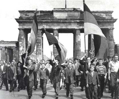 Demonstrationszug am 17. Juni 1953 in Berlin