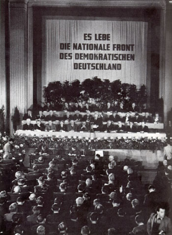 Ost-Berlin, 07.10.1949: Konstituierende Sitzung der Provisorischen Volkskammer der DDR