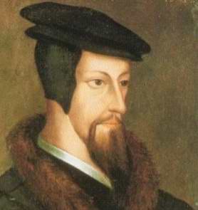 Johannes Calvin, Reformator, eigentlich Jean Cauvin (* 12. Juli 1509 in Noyon, Picardie; † 27. Mai 1564 in Genf