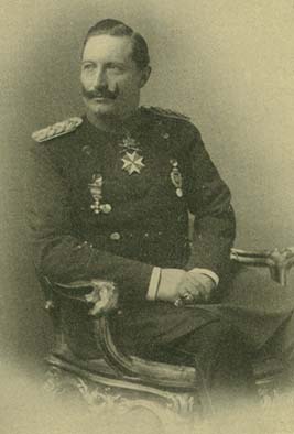 Kaiser Wilhelm II., der letze Deutsche Kaiser in preußischer Offiziersuniform