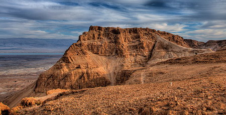 Felsenfestung Masada am Toten Meer