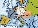 Europa-Karte nach Wiener Kongress 1815