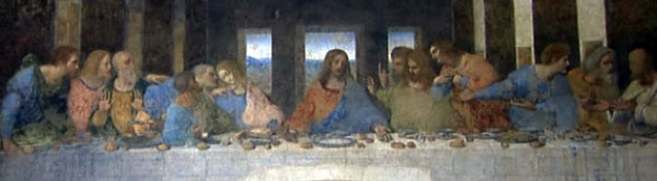 Das Abendmahl von Leonardo da Vinci  in Mailand