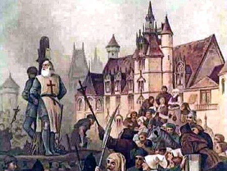 18.03.1314: Die Hinrichtung von Jakob von Molay, letzter Großmeister der Templer 