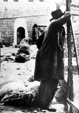 Jüdischer Bewohner Hebrons nach dem Massaker 1929