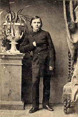 Friedrich Nietzsche 1861, im Alter von 17 Jahren 