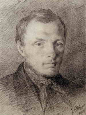 Fjodor Michailowitsch Dostojewski im Alter von 26 J.