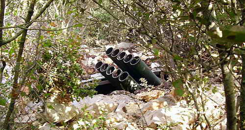 Raketendepot der Hisbollah im Süden Libanons