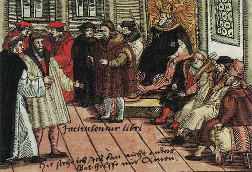 Luther 1521 auf dem Reichstag in Worms