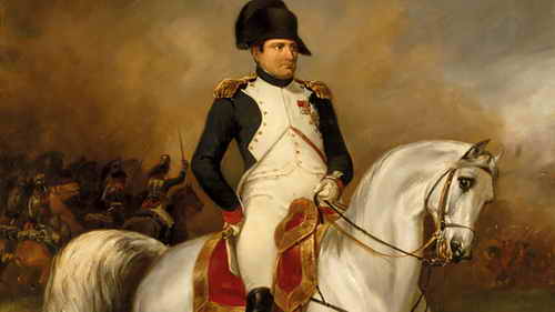 Napoleon Bonaparte zu Pferde