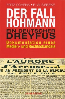 Buch "Der Fall Hohmann - Ein deutscher Dreyfus - Dokumentation eines Medien- und Rechtsskandals