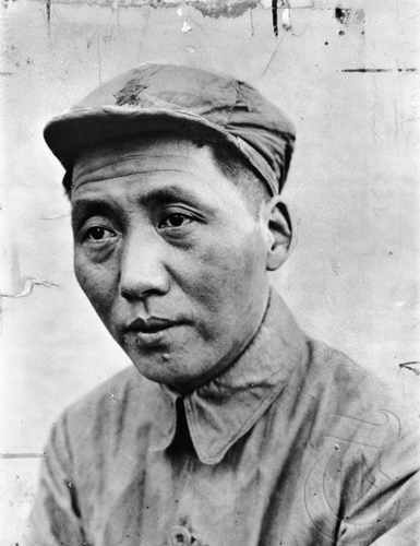 Mao Tse-tung (oder Zedong) kurz nach Ende des Langen Marsches