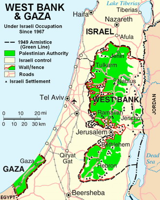 mehr bei uns über das Westjordanland (Westbank)