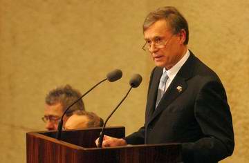 Bundespräsident Horst Köhler in Israel 2005, Rede in der Knesset