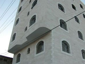 Gebäude der Baptistengemeinde in Gaza
