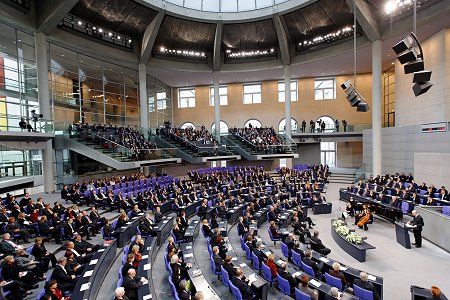 Holocaust-Gedenkfeier am 27.01.2009 im im Deutschen Bundestag