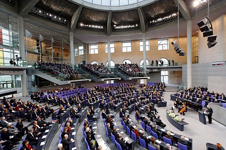 Holocaust-Gedenkfeier am 27.01.2009 im im Deutschen Bundestag 