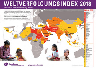 Weltverfolgungsindex 2015 von Open Doors