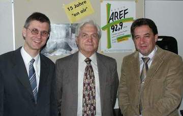 Uwe Schütz, Paul Nollenberger, Günter Mahler (v.li.) Foto: Volker Schütz