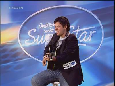 onathan Enss (19) bei seinem Auftritt in der RTL-Casting-Show "Deutschland sucht den Superstar" (DSDS)